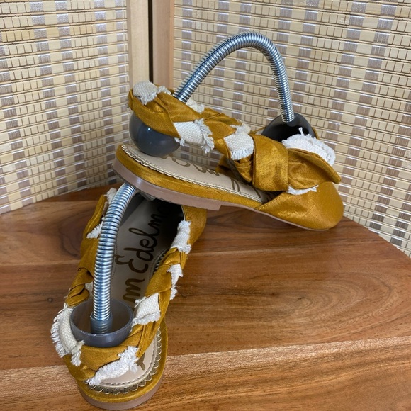 Sam Edelman Rivers Pointed Toe Flats Marigold Size 8.5 - Picture 5 of 7